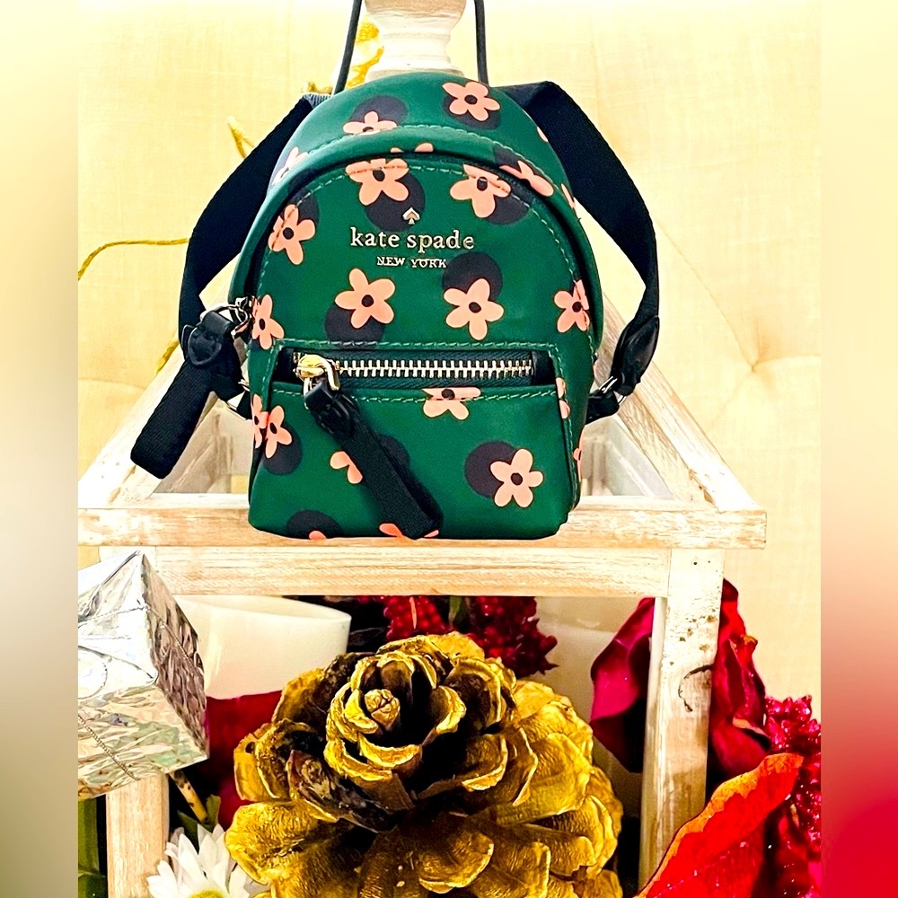NWT Kate Spade Chelsea Micro Backpack Key chain - Picture 8 of 10